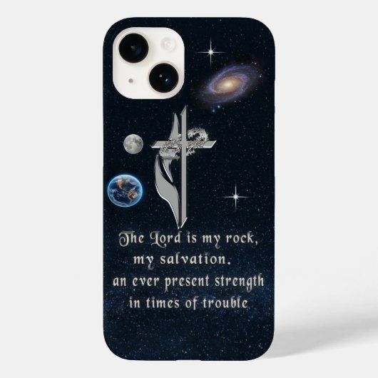 Le Seigneur est mon Coque rock iPhone 14 (Verso)