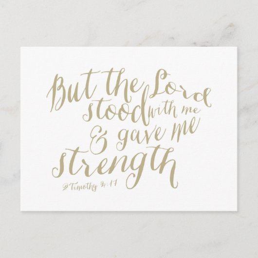 Le Seigneur Est Tombé Avec Moi Carte Postale (2 Ti (Devant)