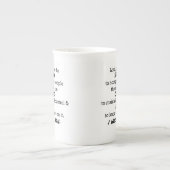 Le "seigneur, tasse drôle m'accordent sérénité" (Devant)