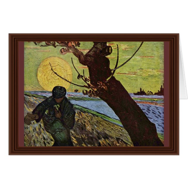 Le semeur par Vincent van Gogh (Devant horizontal)