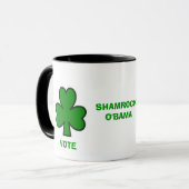 Le sénateur Shamrock O'Bama Mug (Devant gauche)
