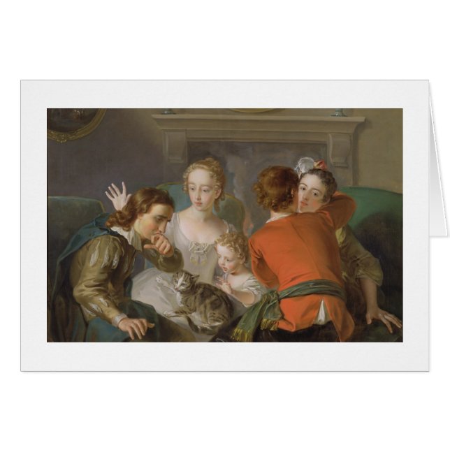 Le sens du contact, c.1744-47 (huile sur la toile) (Devant horizontal)