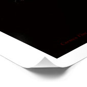 "Le Sentiment D'Interférence", Poster Lustré (Coin)