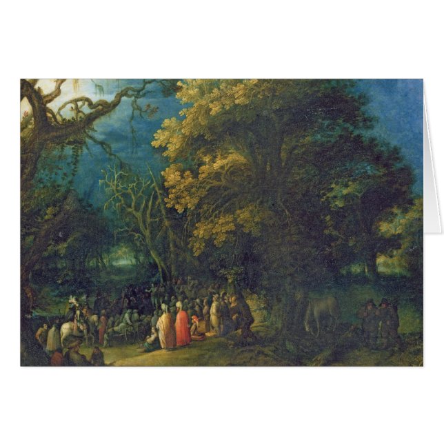Le sermon de Jean-Baptist (Devant horizontal)