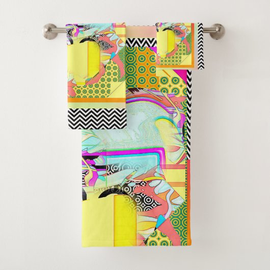 Le Serviette De Bain Horse Race (En situation)