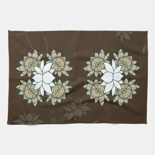 Le Serviette Lotus À Main (Horizontal)