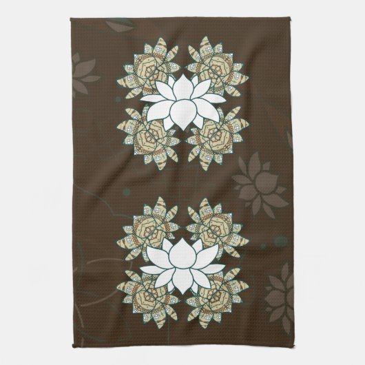 Le Serviette Lotus À Main (Vertical)