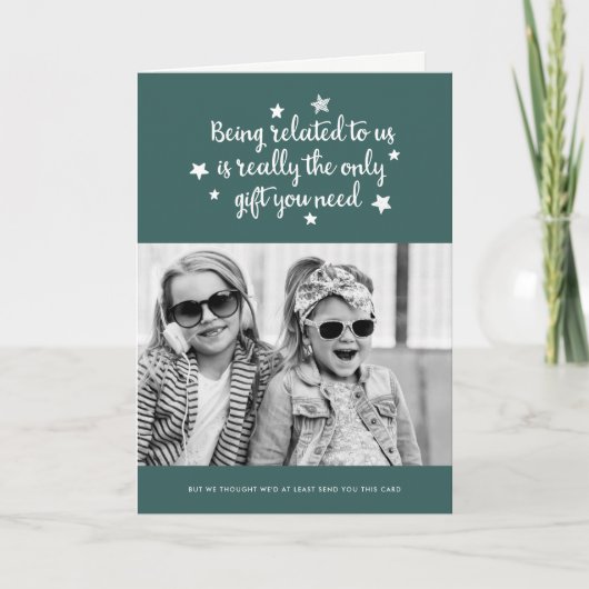 Le seul cadeau dont vous avez besoin | Carte pour (Devant)