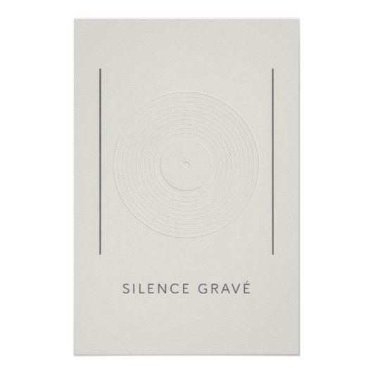 Le Silence du Vinyle - Poster (Devant)