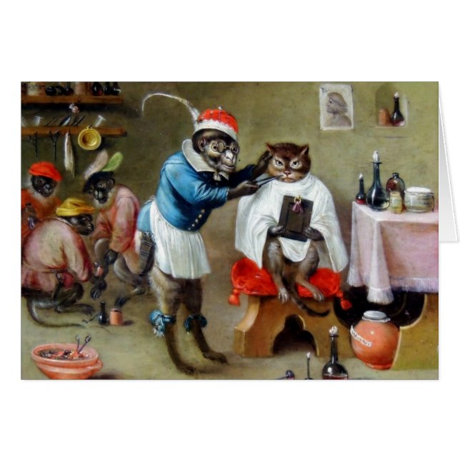 Le singe de coiffeur (Devant horizontal)