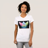 Le Singe En Pleins Feux T-shirt Femme (Devant entier)