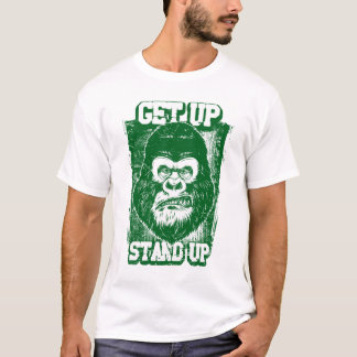 Le singe fume le T-shirt
