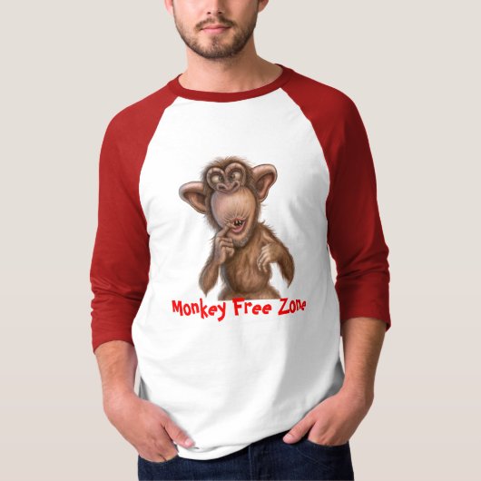 Le singe libèrent le T-shirt (Devant)