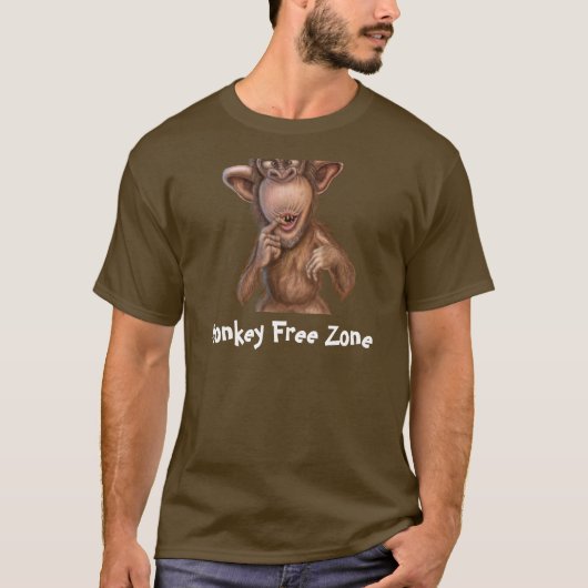 Le singe libèrent le T-shirt (Devant)