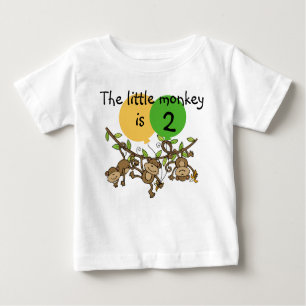 Le singe peu Swinge le T-shirt personnalisable