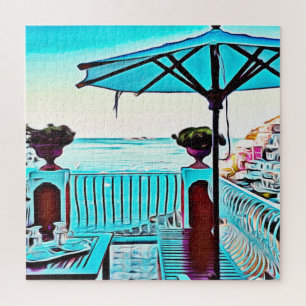Le Sirenuse In Positano, Italië, Theetijd Legpuzzel