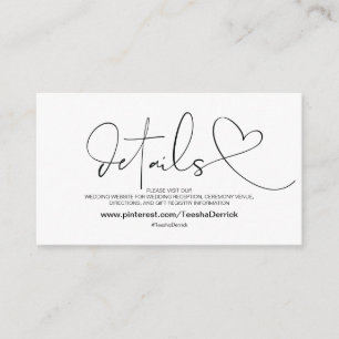 Le site Web chic d'élégance détaille la carte de