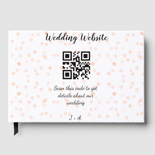 Le site web mariage scanner code QR pour les détai (Recto)
