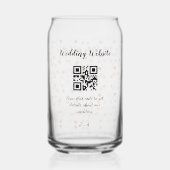 Le site web mariage scanner code QR pour les détai (Verso)
