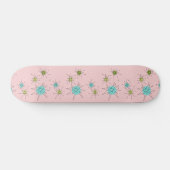 Le skateboard rose Iconic Atomic Starburst (Horz)
