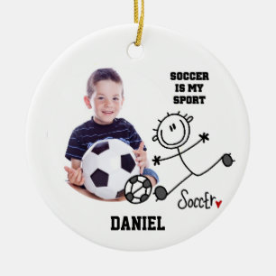 Le soccer est mon ornement photo sport