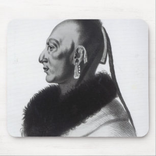 Le Soldat du Chene, een Osage Chief Muismat