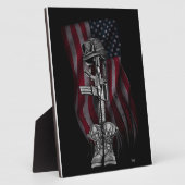 Le Soldat Tombé - Votre Plaque Personnalisée - 8x1 (Côté)