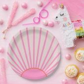 Le Soleil 01 Sun Pink Sunshine Papieren Bordje (Feest)