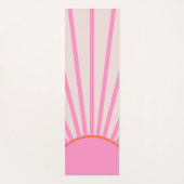 Le Soleil 01 Sun Pink Sunshine Yogamat (Voorkant)