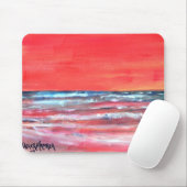 le soleil abstrait moderne de tapis de souris de (Avec souris)