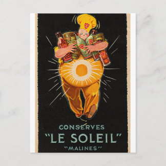 "Le Soleil"  Chef Briefkaart