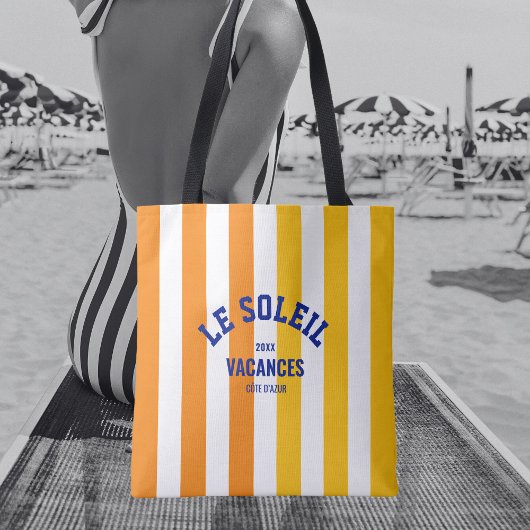 Le Soleil Vacances Côte d'Azur Cabana Stripe Draagtas