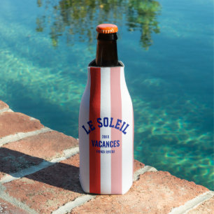 Le Soleil Vacances Franse Rivièra Cabana Stripe Flesjeskoeler
