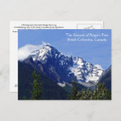 Le sommet de la carte postale du passage de Roger (Devant / Derrière)