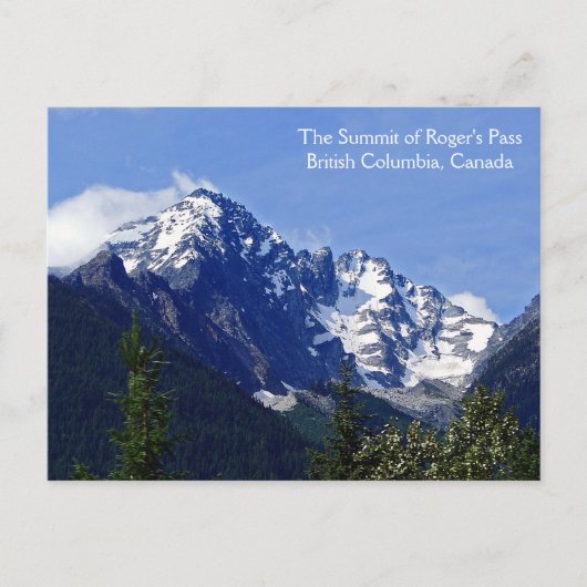 Le sommet de la carte postale du passage de Roger (Devant)