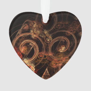 Le son de la musique Art Abstrait Coeur acrylique