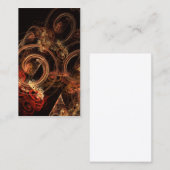 Le son de la musique Carte de visite d'art Abstrai (Devant / Derrière)