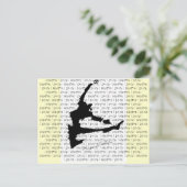 Le souffle de la carte postale du danseur (Debout devant)