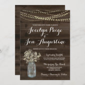 Le souffle du bébé rustique du faire-part de (Devant / Derrière)