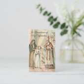 Le souvenir confirment la carte sainte de fille de (Debout devant)