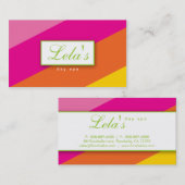 Le spa moderne de salon de carte de visite barre (Devant / Derrière)