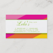 Le spa moderne de salon de carte de visite barre (Dos)