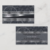 le steampunk élégant machine le carte de visite (Devant / Derrière)