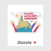 Le Sticker Dernier et le meilleur des Canadiens (Feuille)