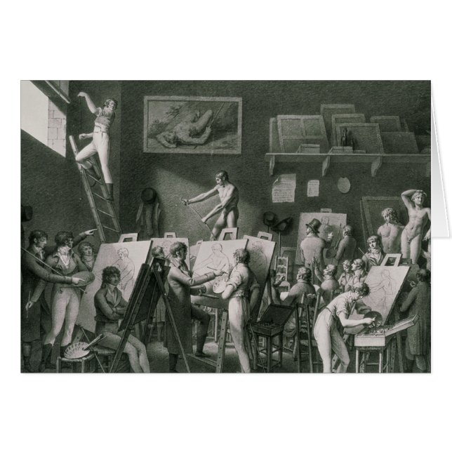 Le studio de Jacques Louis David (Devant horizontal)