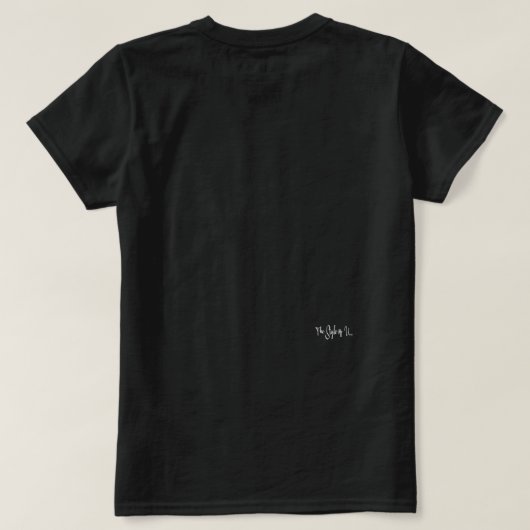 Le style de T-shirt U (vert) (Design dos)