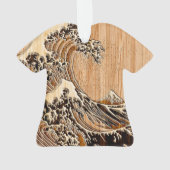 Le style en bois en bambou de grande vague de (dos)