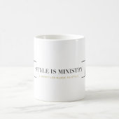 Le style est tasse de ministère (Centre)