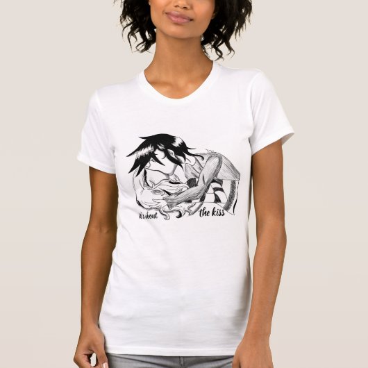 Le style Kiss Anime Illustré T-Shirt (Devant)