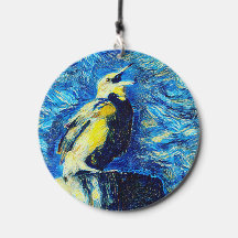 Le style VanGogh aux oiseaux solitaires